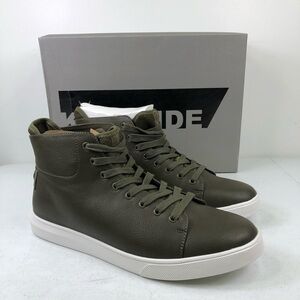 Kingside William Olive High Top Army Sneaker Shoes